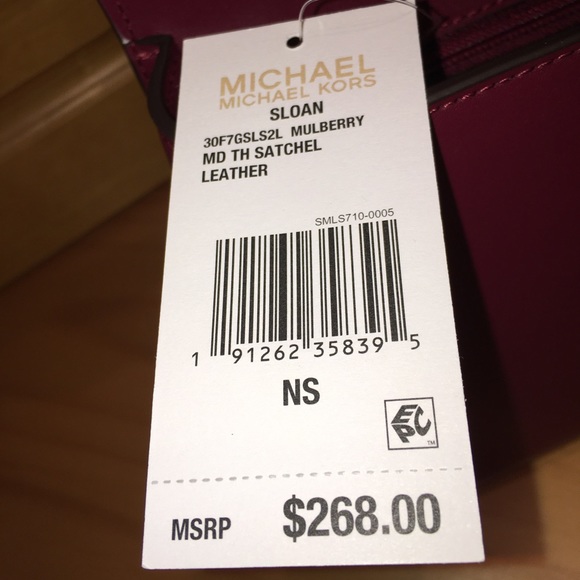 ⭐️⭐️2X HP⭐️⭐️ NWT 💯 Authentic Michael Kors Medium Sloan Satchel - Picture 12 of 14